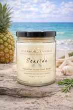 Load image into Gallery viewer, Soy Wood Wick Candle in glass container