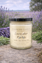 Load image into Gallery viewer, Soy Wood Wick Candle in glass container