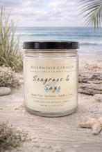 Load image into Gallery viewer, Soy Wood Wick Candle in glass container